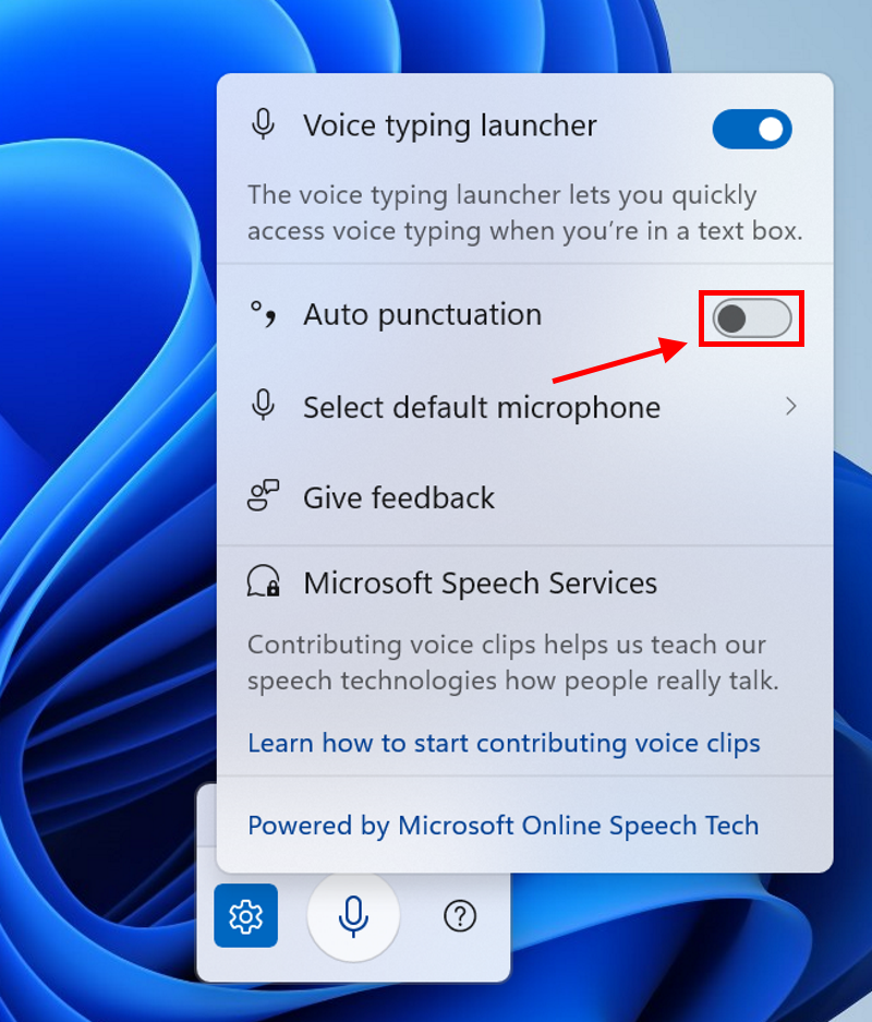 voice typing windows 11